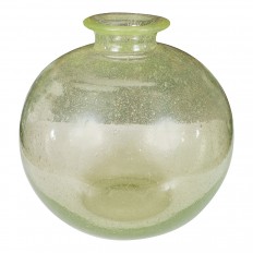 Gold fleck gourd form Murano glass vase